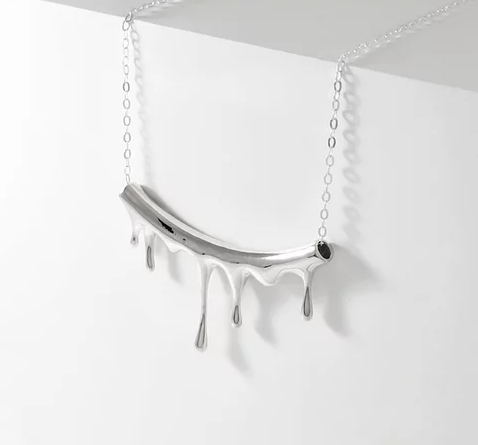 Rivulets Necklace- Silver