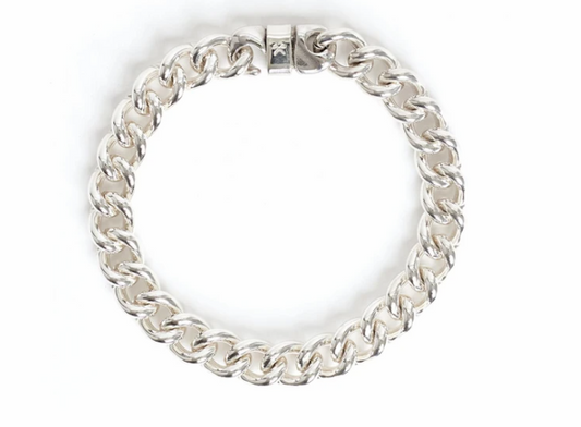 Signature Bracelet- Polished Silver