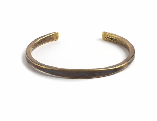 Workshop Cuff- Brass  Work Patina