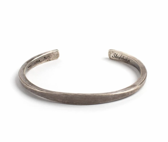 Workshop Cuff-Small Sterling Patina