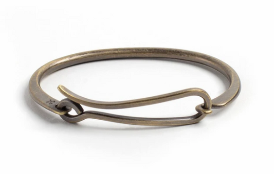 Hook Bracelet- Small Brass Patina