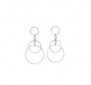 Small Circle Bunches Earring