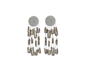 Pyrite Deco Earrings