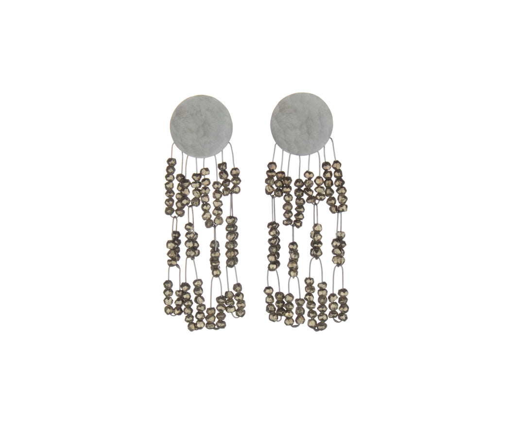 Pyrite Deco Earrings