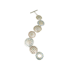 Plique Disk Bracelet