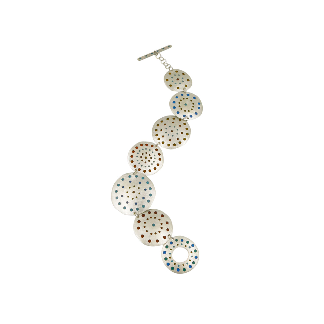 Plique Disk Bracelet