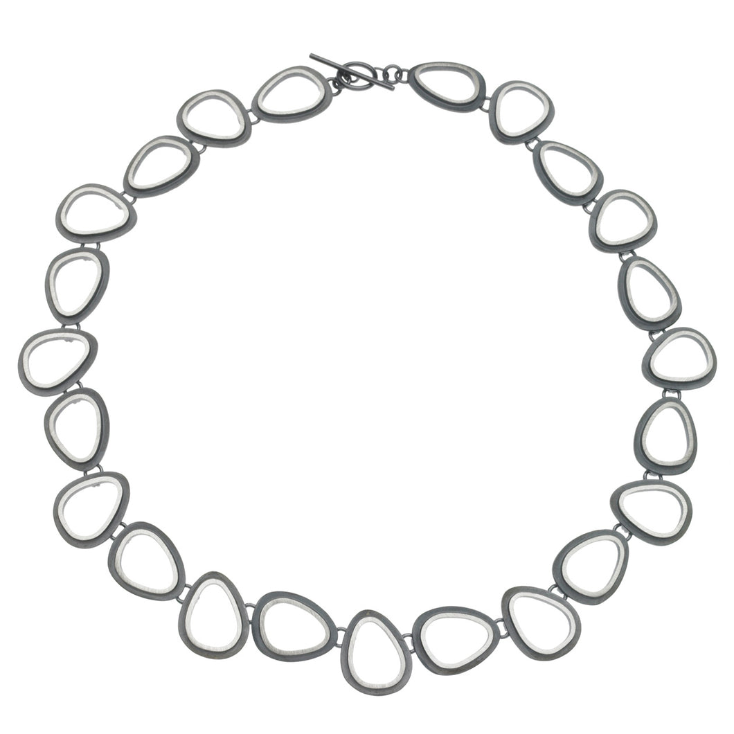Organic Ovals Link Necklace