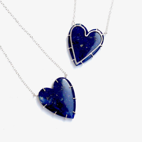 Lapis Lazuli Heart Necklace