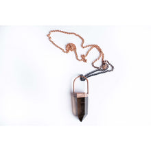 Load image into Gallery viewer, Large Smokey Quartz Pendant Necklace