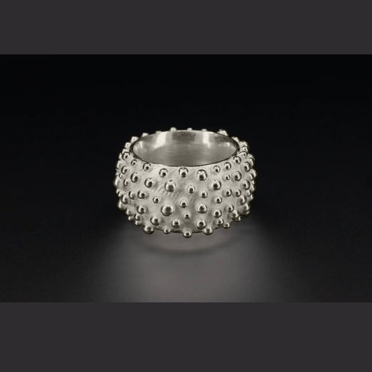 Bumpy Half Round Ring
