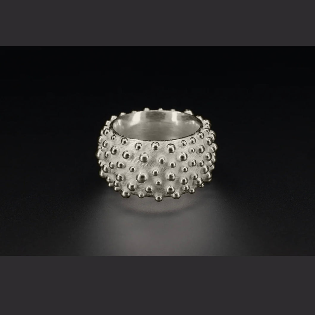 Bumpy Half Round Ring