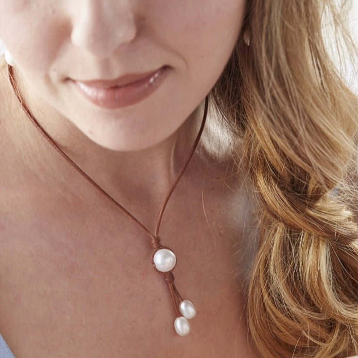 "Dawny Drop" Freshwater Pearl Necklace