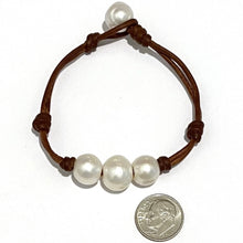 Load image into Gallery viewer, &quot;Daisy&quot; 3 Freshwater Pearls Bracelets