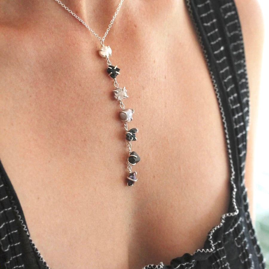 Waterfall Necklace- Neutral