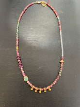 Load image into Gallery viewer, Thulite and Labradorite Necklace