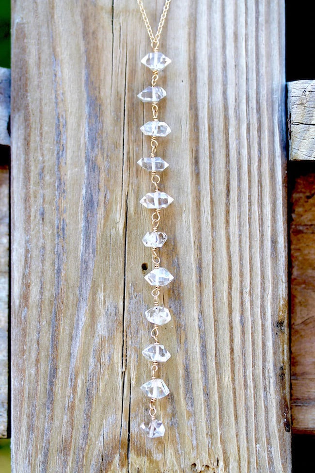 Herkimer Cascade Necklace