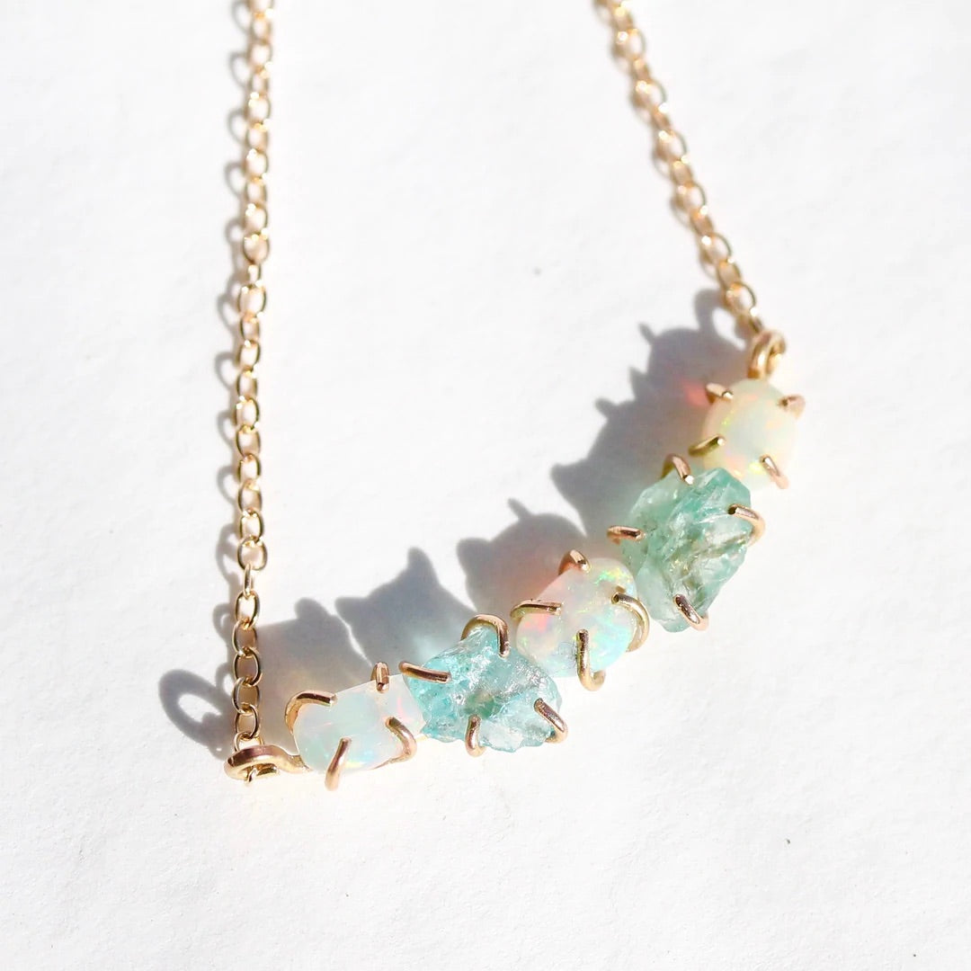 Ayse Necklace- Opal