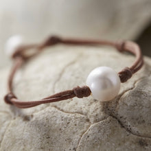 Load image into Gallery viewer, &quot;Coastal&quot; Single Freshwater Pearl Bracelet