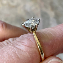 Load image into Gallery viewer, Pear Shaped Solitaire Diamond Ring