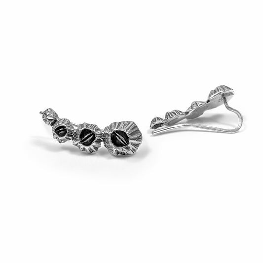 Barnacle Ear Climbers- Sterling