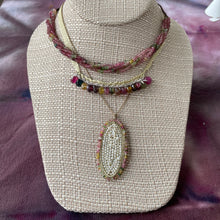 Load image into Gallery viewer, Woven Rondelle Necklace