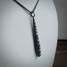 Load image into Gallery viewer, Long Weight Facet Edge Pendant