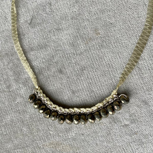 Woven Rondelle Necklace