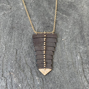 Golden Tail Fishbone Necklace