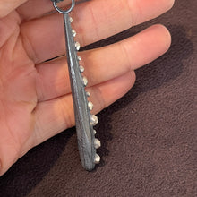Load image into Gallery viewer, Long Weight Facet Edge Pendant