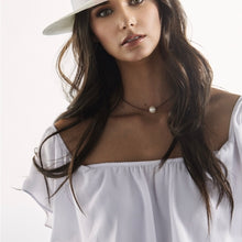 Load image into Gallery viewer, Coastal Single Freshwater Pearl Necklace