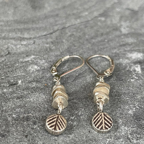 Salami Leaf Earrings