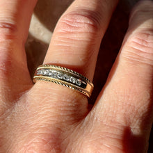 Load image into Gallery viewer, 8 Diamonds on cut-edge band