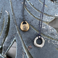 Load image into Gallery viewer, Sterling Circle Pendant