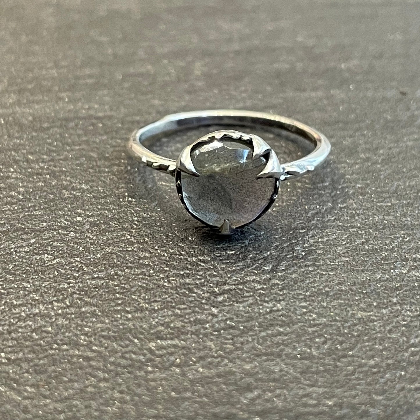 “Mystical Solitaire” Sterling and Labradorite