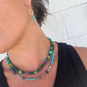 Garden Green Onyx Necklace