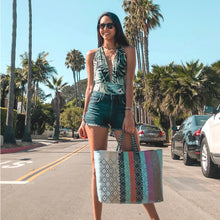 Load image into Gallery viewer, Maya Woven Super Tote
