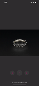Bumpy Half Round Ring