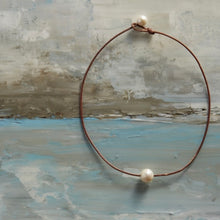 Load image into Gallery viewer, Coastal Single Freshwater Pearl Necklace
