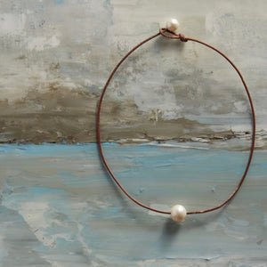Coastal Single Freshwater Pearl Necklace