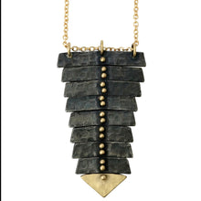 Load image into Gallery viewer, Golden Tail Fishbone Necklace