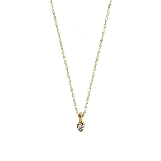 Diamond pendant necklace