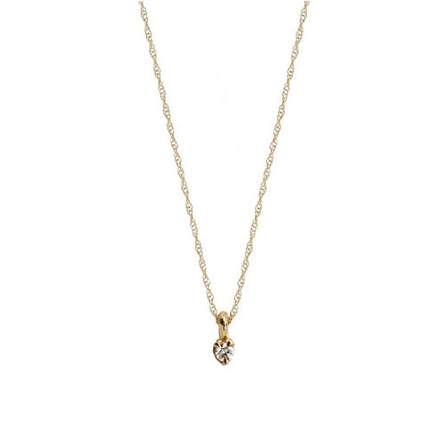 Diamond pendant necklace