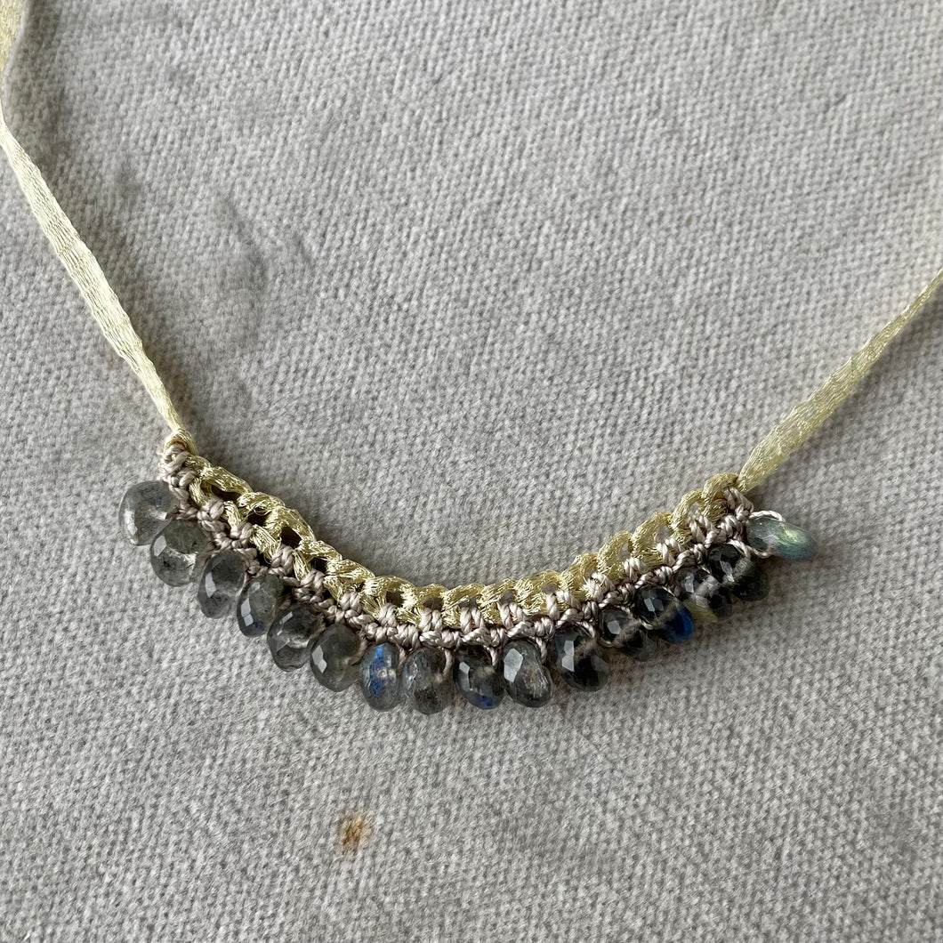 Woven Rondelle Necklace