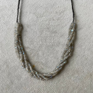 Semiprecious Twisted Strands Necklace