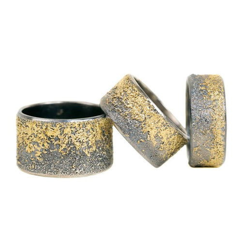 Black and Gold Dusted Band