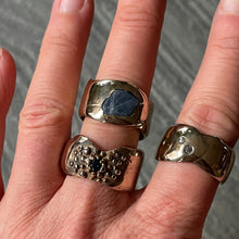 Load image into Gallery viewer, Bronze and Sapphire Ring