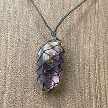 Load image into Gallery viewer, Netted Amethyst Necklace