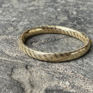 Engraved Bangle Bracelet