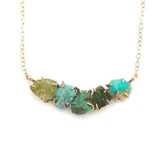 Ayse Necklace-Green
