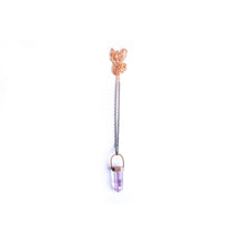 Load image into Gallery viewer, Polished Amethyst Necklace